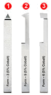[ PX24540 ] Proxxon Set draaibeitels voor draadsnijden, HSS 3dlg. (8x8x80 mm)