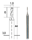 [ PX28758 ] Proxxon HM-multifrees Ø 1 mm.