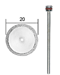 [ PX28840 ] Proxxon Diamant doorslijpschijf Ø 20 mm + houder