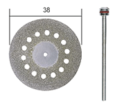 [ PX28846 ] Proxxon Diamant doorslijpschijf met koelgaten (Ø 38mm)