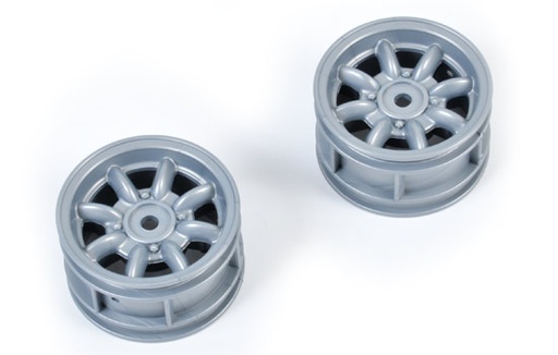 [ T50569 ] Tamiya M-Chassis Mini Cooper 8-Spoke Wheels Silver  2pcs