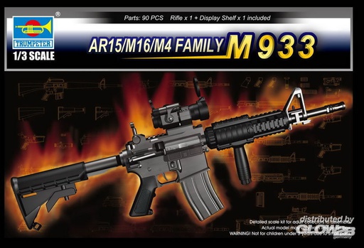 [ TRU01917 ] Trumpeter AR15/M16/M4 Family M933 1/3