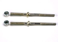 [ TRX-1937 ] Traxxas Turnbuckles (54mm) (2)/ 3x6x4mm aluminum spacers (rear camber links) 