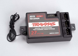 [ TRX-2019 ] Traxxas Receiver, 2-channel 27Mhz, without BEC (for use with electronic speed control) 