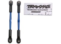 [ TRX-2336A ] Traxxas Turnbuckles, aluminum (blue-anodized), toe links, 61mm (2) (assembled w/ rod ends &amp; hollow balls) (fits Stampede) (requires 5mm aluminum wrench #5477) -TRX2336A