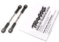 [ TRX-2445 ] Traxxas Turnbuckles, toe link, 55mm (75mm center to center) (2) (assembled with rod ends and hollow balls) 