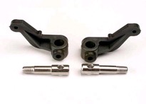 [ TRX-2536 ] Traxxas Steering blocks &amp; wheel spindles (l&amp;r)  nitro rustler 