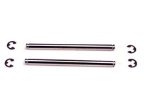 [ TRX-2639 ] Traxxas Suspension pins, 48mm (2) w/ E-clips  nitro rustler -TRX2639 