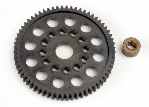 [ TRX-3164 ] Traxxas Spur gear (64-Tooth) (32-Pitch) w/bushing 