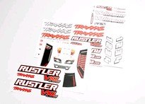 [ TRX-3713R ] Traxxas Decal sheets, Rustler VXL-TRX3713R