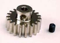 [ TRX-3949 ] Traxxas Gear, 19-T pinion (32-p) (mach. steel)/ set screw -TRX3949 