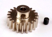 [ TRX-3951 ] Traxxas Gear, 21-T pinion (32-p) (mach. steel)/ set screw 