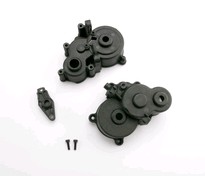 [ TRX-3991X ] Traxxas Gearbox halves (front &amp; rear)/ shift detent ball/ spring/ 4mm GS/ shift shaft seal, glued/ 2.5x8mm CS (2) -TRX3991X