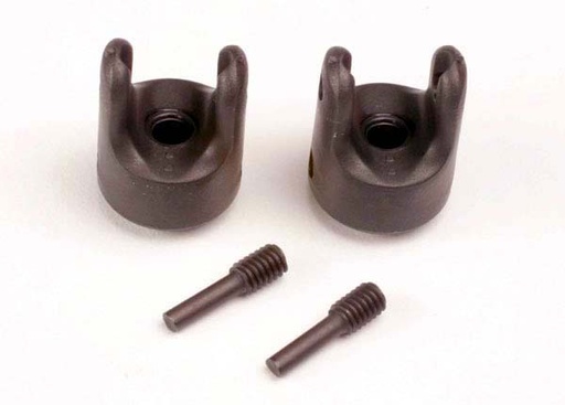 [ TRX-4928X ] Traxxas Differential output yokes (Heavy-duty) (2)/ set screw yoke pins, M4/10 (2) -TRX4928X