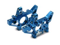 [ TRX-4930X ] Traxxas Bulkheads, front (machined 6061-T6 aluminum) (blue) (l&amp;r) (requires use of 4939X suspension pins) -TRX4930X