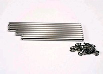 [ TRX-4939X ] Traxxas Suspension pin set, stainless steel (w/ E-clips) 