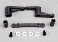 [ TRX-4943 ] Traxxas Steering bellcranks (2)/ bellcrank bushings (5x8x2.5mm) (4)/ bellcrank post spacers (2)/ draglink/ 3x8mm shoulder screws (2) -TRX4943 