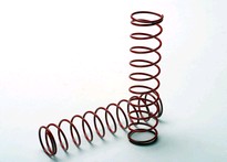 [ TRX-4957 ] Traxxas Springs, red (for Ultra Shocks only) (2.5 rate) (f/r) (2) -TRX4957 