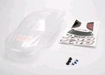 [ TRX-5511 ] Traxxas Body, Jato (clear, requires painting)/window, lights decal sheet/ wing and aluminum hardware -TRX5511 