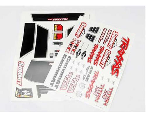 [ TRX-5615 ] Traxxas Decal sheets, Summit-TRX5615 