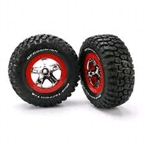 [ TRX-5869 ] Traxxas TIRE &amp; WHEEL ASSY, GLUED (SCT-TRX5869 