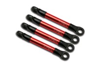 [ TRX-7018X ] Traxxas Push rods, aluminum (red-anodized) (4) (assembled with rod ends) (1/16 Slash) -TRX7018X