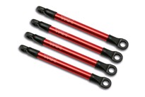 [ TRX-7118X ] Traxxas Push rods, aluminum (red-anodized) (4) (assembled with rod ends) (1/16 E-Revo) -TRX7118X