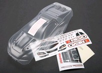 [ TRX-7111 ] Traxxas Body, 1/16 E-Revo (clear, requires painting)/ grill and lights decal sheet -TRX7111 