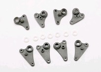 [ TRX-7158 ] Traxxas Rocker arm set, progressive-2/ plastic bushings (8) -TRX7158 