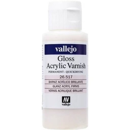 [ VAL26517 ] Vallejo Permanent Gloss Varnish 60ml