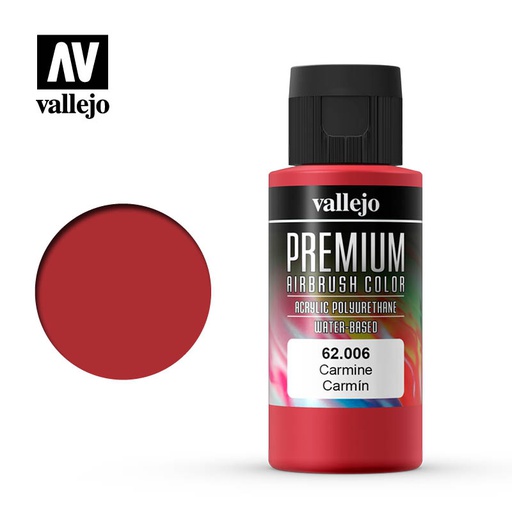 [ VAL62006 ] Vallejo premium airbrush color  Carmíne 60ml
