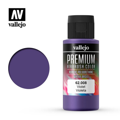 [ VAL62008 ] Vallejo Premium Airbrush Color Violet 60ml