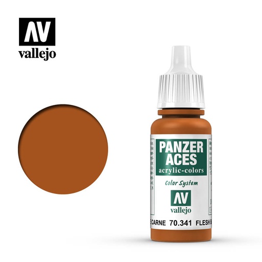 [ VAL70341 ] Vallejo Panzer Aces Flesh Base 17ml