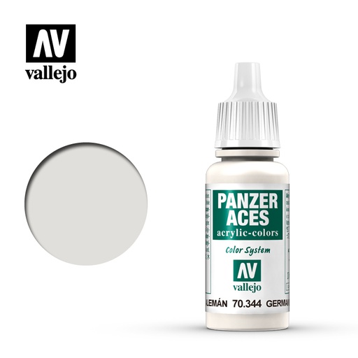 [ VAL70344 ] Vallejo Panzer Aces German Tanker (White) 17ml