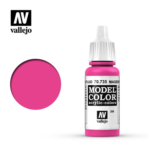 [ VAL70735 ] Vallejo Model Color Magenta Fluo 17ml