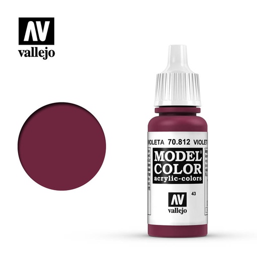 [ VAL70812 ] Vallejo Model Color Violet Red
