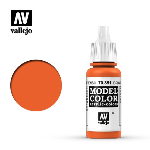 [ VAL70851 ] Vallejo Model Color Bright Orange 17ml