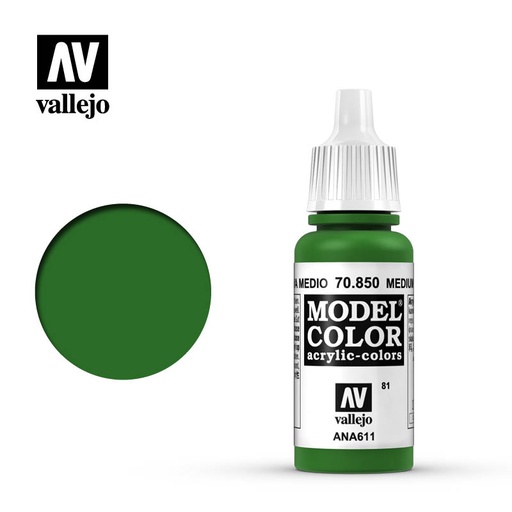 [ VAL70850 ] Vallejo Model Color Medium Olive 17ml