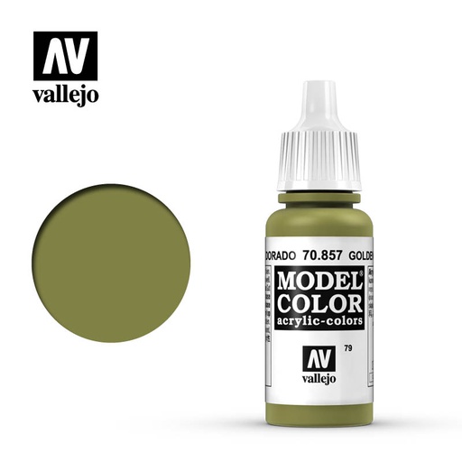 [ VAL70857 ] Vallejo Model Color Golden Olive 17ml