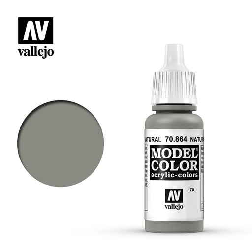 [ VAL70864 ] Vallejo Model Color Natural Steel 17ml