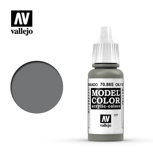 [ VAL70865 ] Vallejo Model Color Oily Steel 17ml