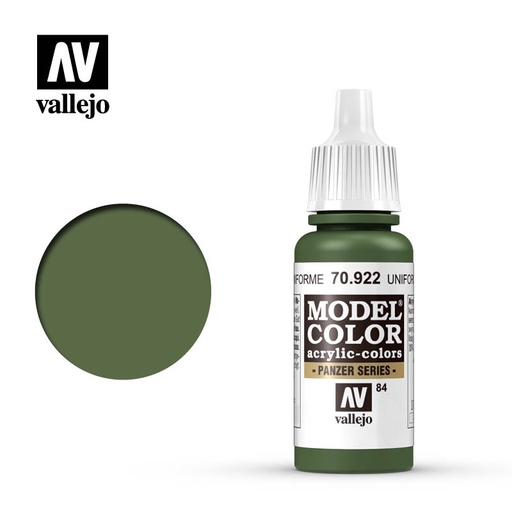 [ VAL70922 ] Vallejo Model Color Uniform Green 17ml
