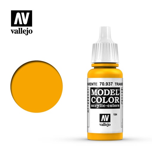 [ VAL70937 ] Vallejo Model Color Transparent Yellow 17ml
