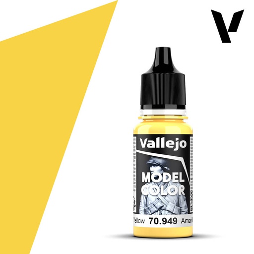 [ VAL70949 ] Vallejo Model Color Light Yellow 17ml