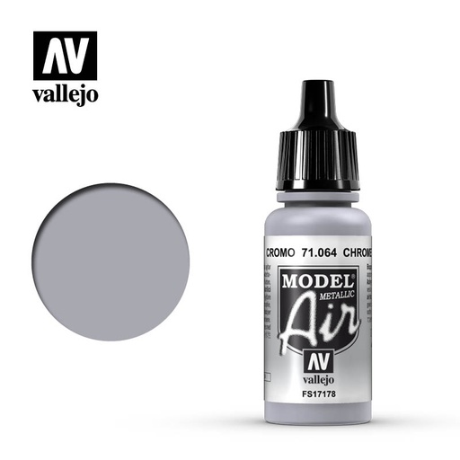 [ VAL71064 ] Vallejo Model Air Chrome 17ml