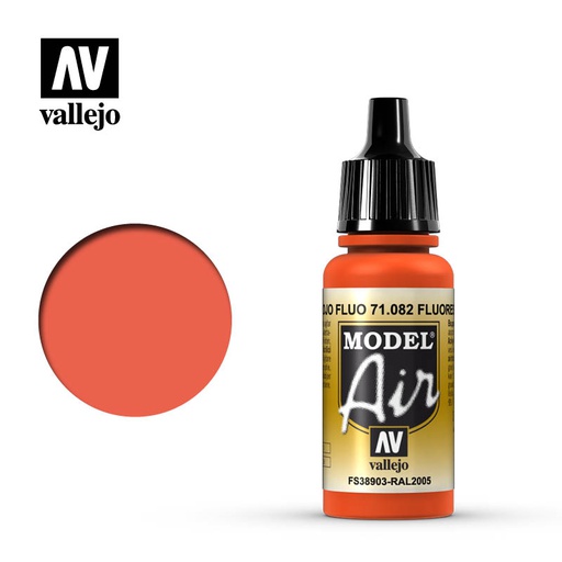 [ VAL71082 ] Vallejo Model Air Fluorescent Red 17ml