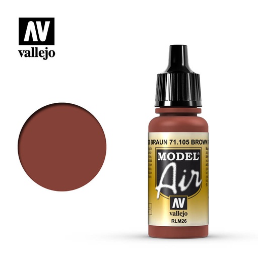 [ VAL71105 ] Vallejo Model Air Brown RLM26 17ml