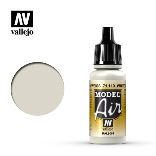 [ VAL71119 ] Vallejo Model Air White Grey 18ml