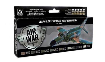 [ VAL71204 ] Vallejo USAF Colors Vietnam War Scheme Sea (8)