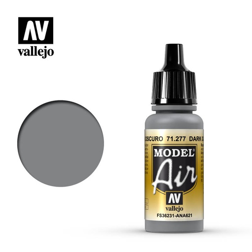 [ VAL71277 ] Vallejo Model Air Dark Gull Gray 17ml